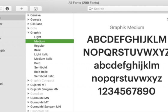 Come installare font su Mac Guida